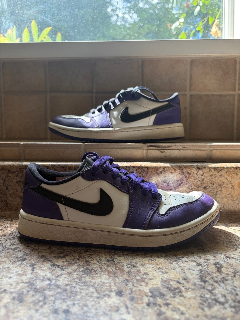 Jordan 1 Low Court Purple Golf